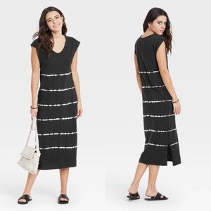 Universal Thread Casual Tie Dye Maxi Shirt Dress Size XL